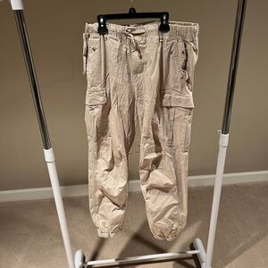 H&m Men's Tan and Cream Trousers